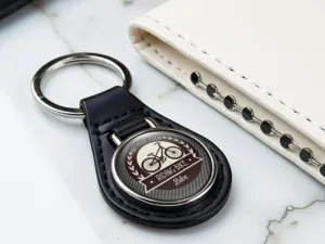 Motorcycle KeychainStyle Edition Leather Style